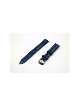Bracelet cuir bleu pour homme 18 mm